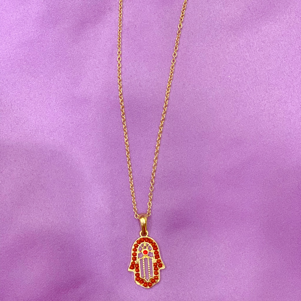 Brand New Red Hand Necklace Brand New Red Hand Necklace